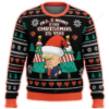 All I Want For Christmas Is You Trump Premium Ugly Sweater