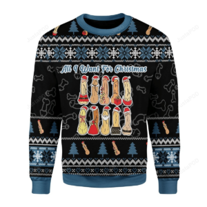 All I Want For Christmas Ugly Christmas Sweater