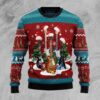 All Of Electric Guitar Ugly Christmas Sweater