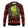 Anaheim Ducks Grinch Hug Christmas For Fans Ugly Christmas Sweater