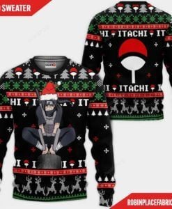 Anbu Itachi Naruto Ugly Christmas Sweater Anbu Itachi Naruto Ugly Christmas Sweater