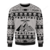 Ancient Alien Pyramid Ugly Christmas Sweater