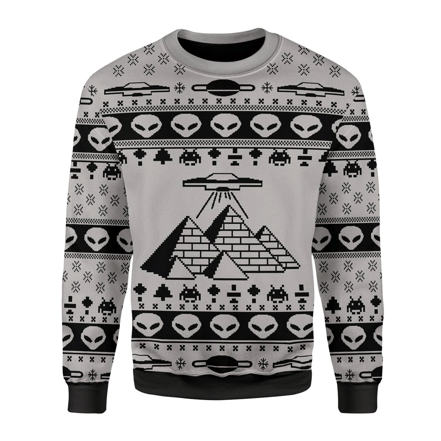 Ancient Alien Pyramid Ugly Sweater Ancient Alien Pyramid Ugly Sweater