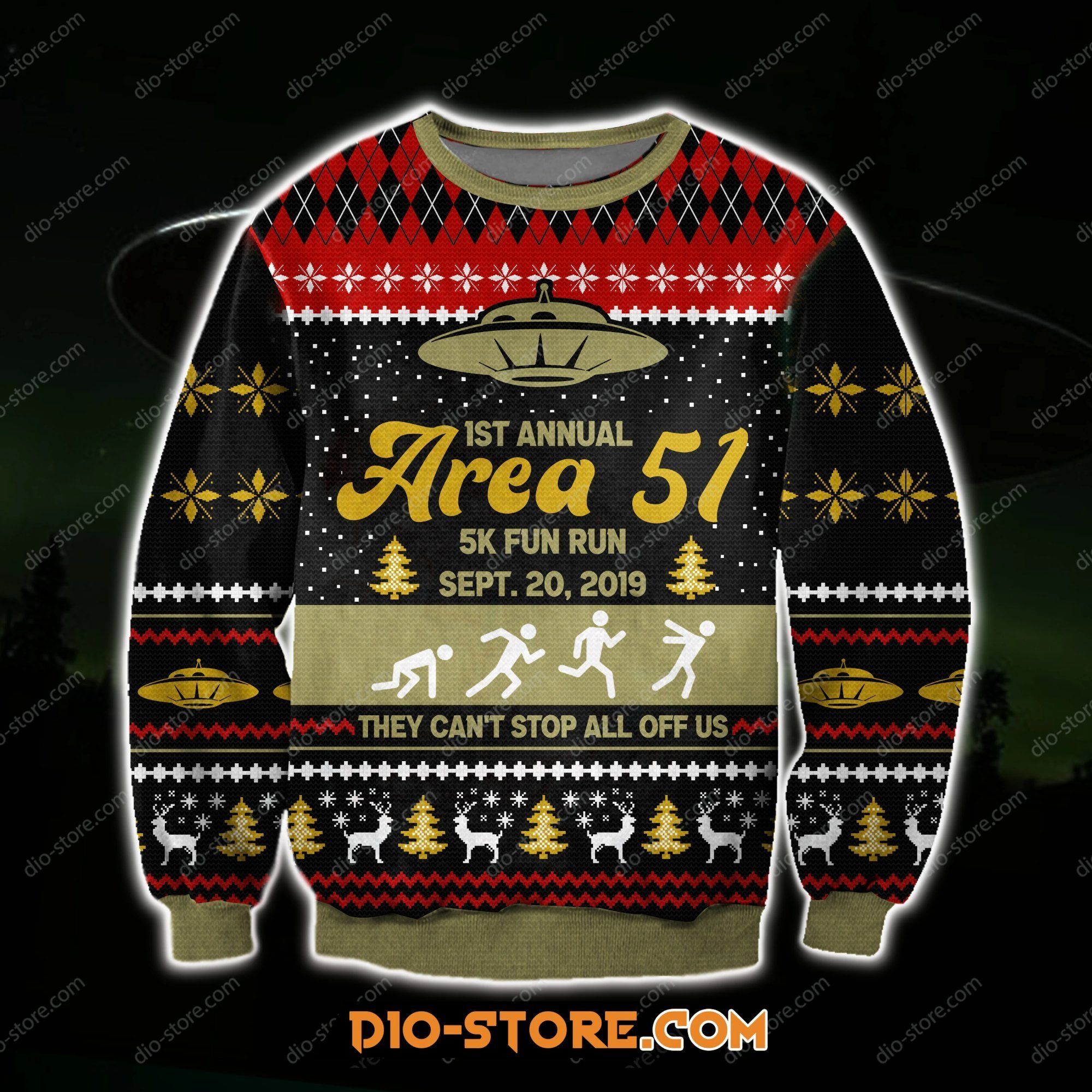 Area 51 Knitting Pattern For Unisex Ugly Christmas Sweater Area 51 Knitting Pattern For Unisex Ugly Christmas Sweater