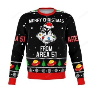 Area1 Aliens Ugly Christmas Sweater