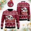 Arizona Cardinals Cute The Snoopy Show Football Helmet 3D All Over Print Ugly Christmas Sweater