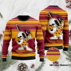 Arizona Cardinals D Full Printed Sweater Shirt For Football Fan NFL Jersey Ugly Christmas Sweater