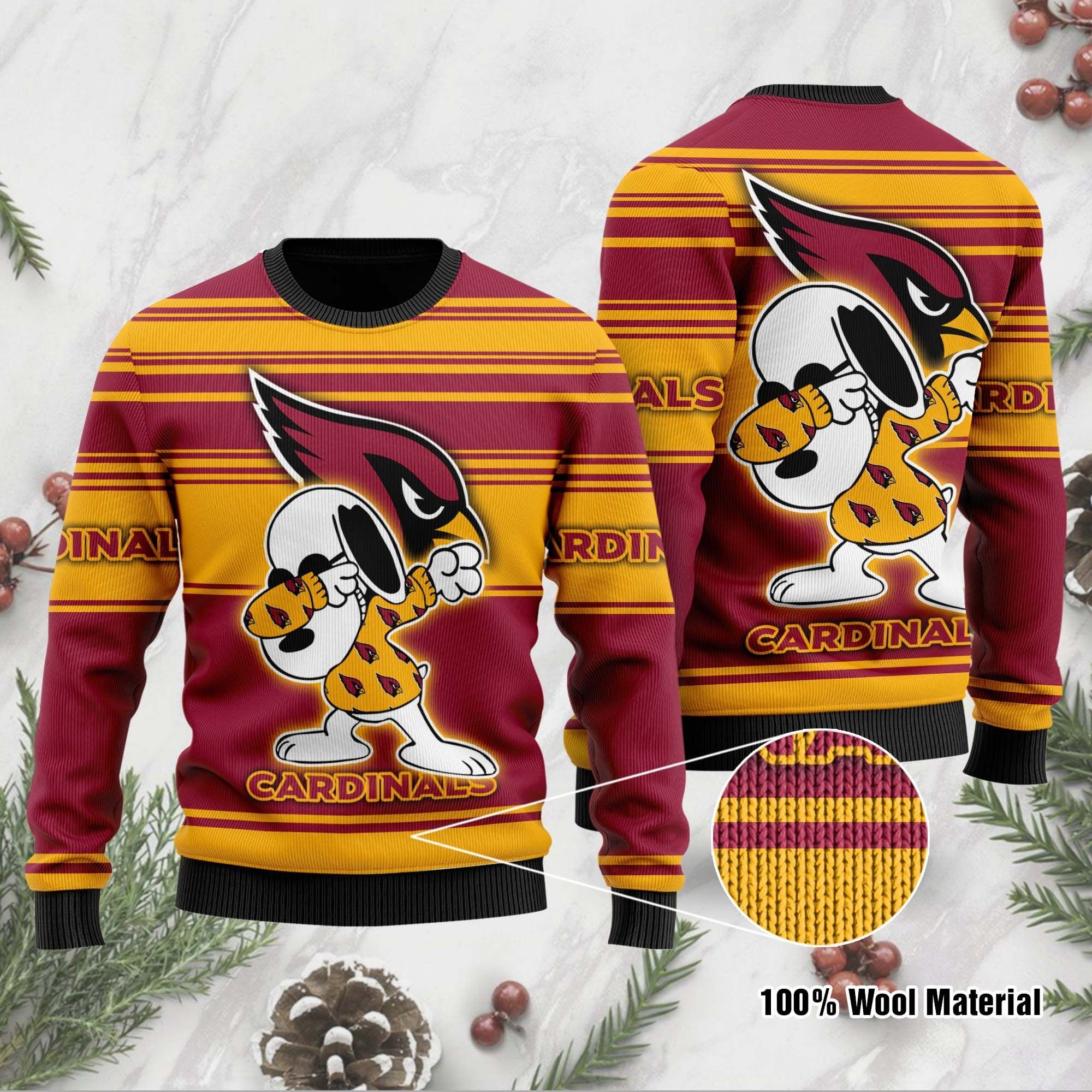 Arizona Cardinals D Full Printed Sweater Shirt For Football Fan NFL Jersey Ugly Christmas Sweater Arizona Cardinals D Full Printed Sweater Shirt For Football Fan NFL Jersey Ugly Christmas Sweater