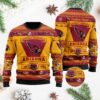 Arizona Cardinals Football Team Logo Custom Name Personalized Ugly Christmas Sweater