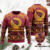 Arizona Cardinals Santa Claus In The Moon Ugly Christmas Sweater