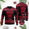 Arkansas Razorbacks Football Team Logo Custom Name Personalized Ugly Christmas Sweater