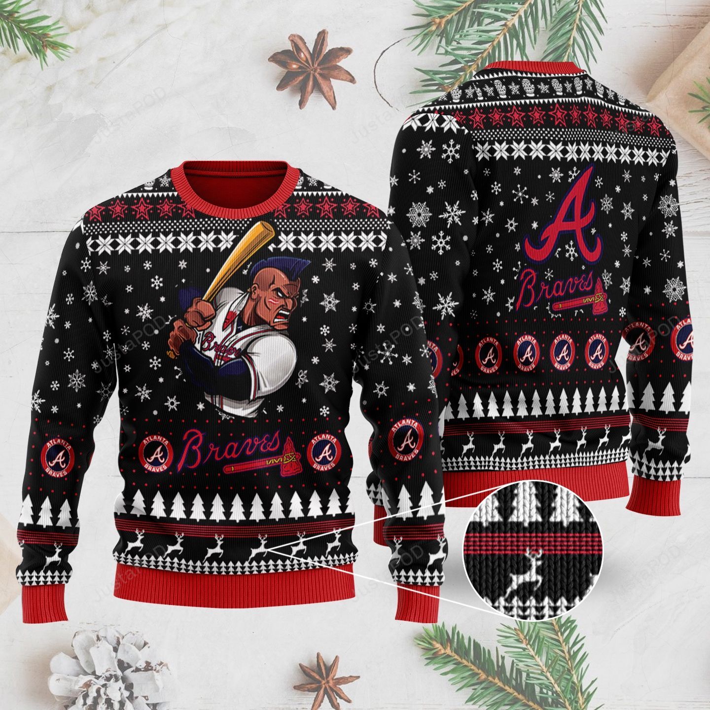 Atlanta Braves Ugly Christmas Sweater Atlanta Braves Ugly Christmas Sweater