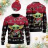 Atlanta Falcons Baby Yoda Shirt For American Football Fans Ugly Christmas Sweater