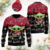 Atlanta Falcons Baby Yoda Ugly Christmas Sweater