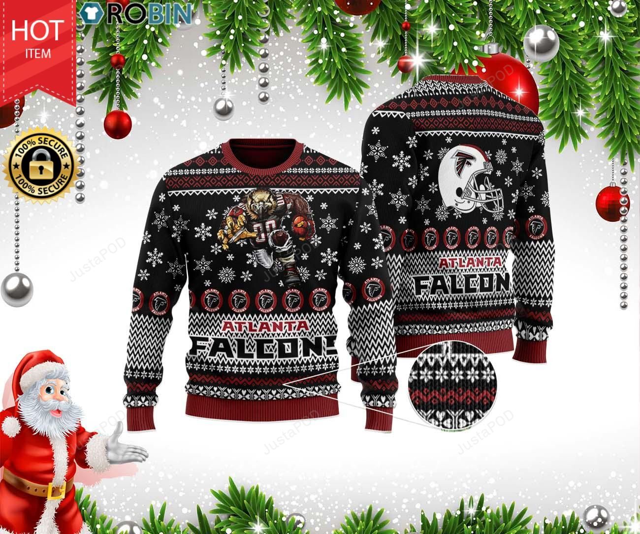 Atlanta Falcons Football Ugly Christmas Sweater Atlanta Falcons Football Ugly Christmas Sweater