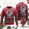 Atlanta Falcons Santa Claus In The Moon Ugly Christmas Sweater
