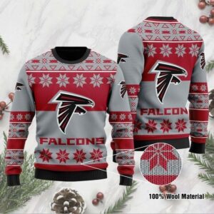 Atlanta Falcons Wool Christmas For Fans Ugly Christmas Sweater