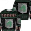 Attack On Titan Military Badged Police Ugly Christmas Sweater