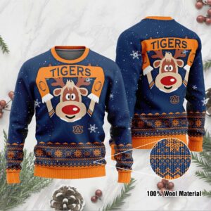 Auburn Tigers 2 Funny Ugly Christmas Sweater