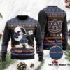 Auburn Tigers Snoopy Dabbing Ugly Christmas Sweater