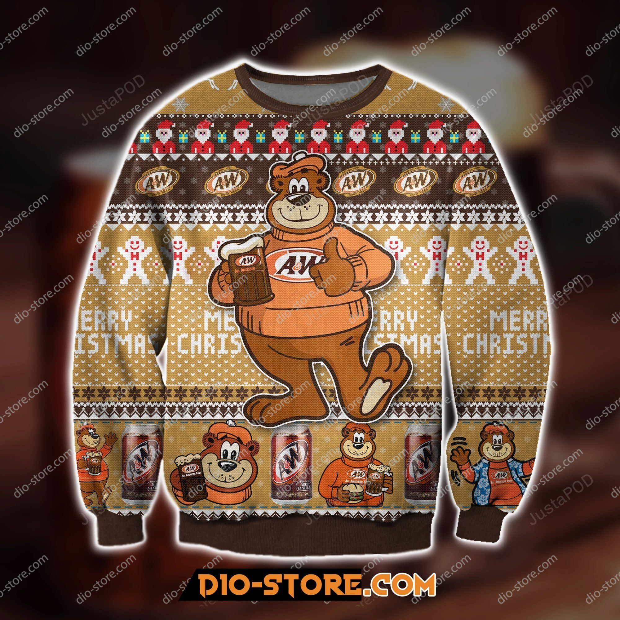 A&W Root Beer Ugly Christmas Sweater A&W Root Beer Ugly Christmas Sweater