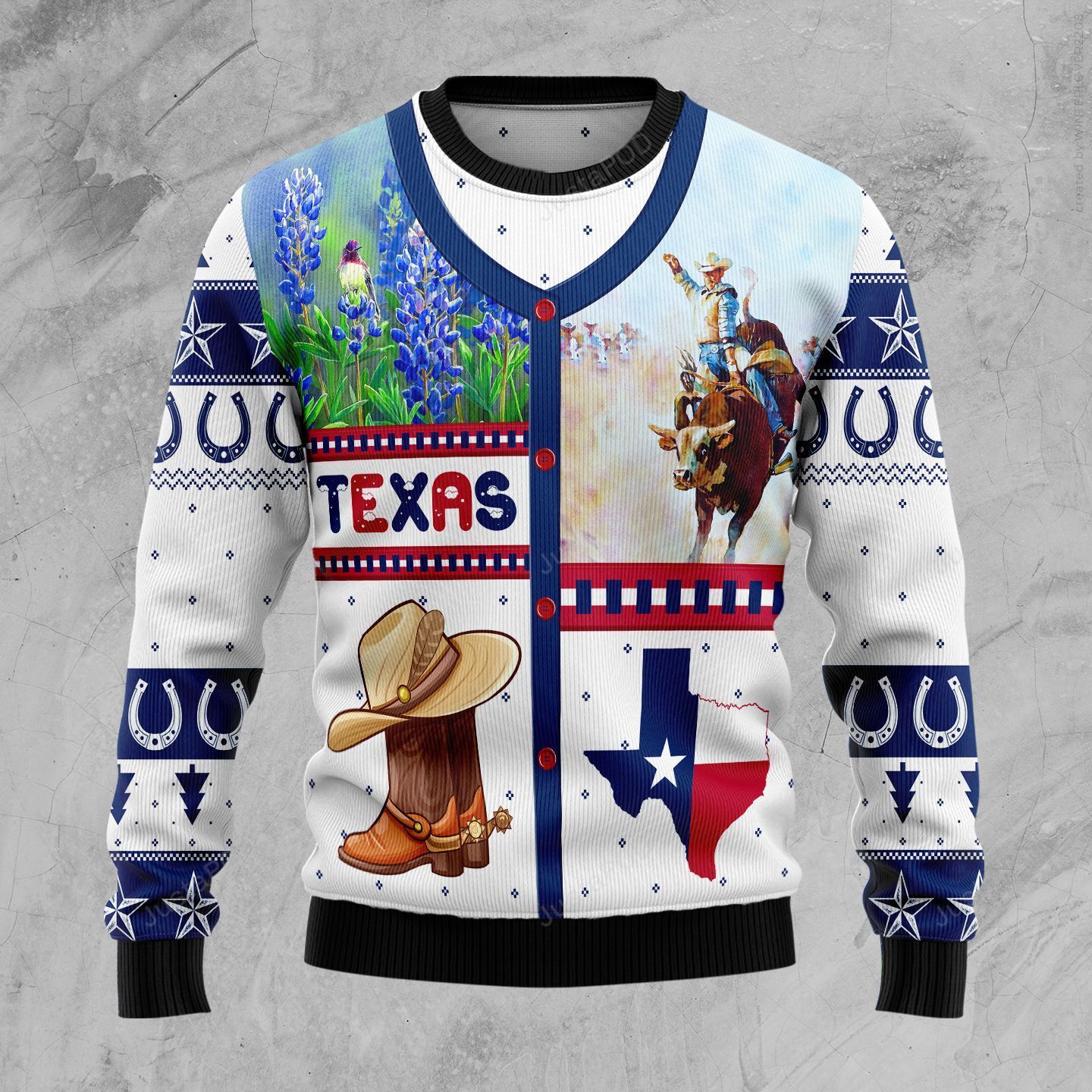 Awesome Texas Ugly Christmas Sweater Awesome Texas Ugly Christmas Sweater