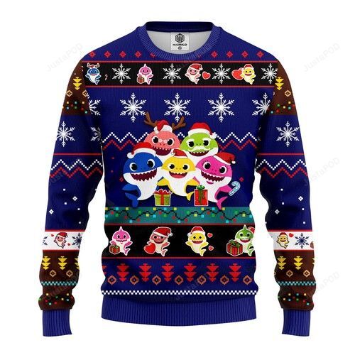 Baby Shark Christmas For Unisex Ugly Christmas Sweater Baby Shark Christmas For Unisex Ugly Christmas Sweater