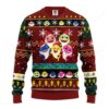 Baby Shark Ugly Christmas Sweater Red Brown