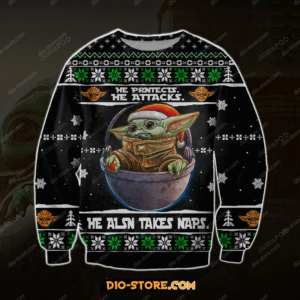 Baby Yoda Christmas Ugly Christmas Sweater