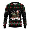 Baby Yoda Meet Baby Groot Christmas For Unisex Ugly Christmas Sweater
