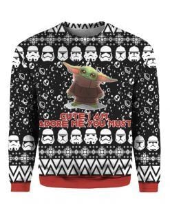 Baby Yoda Star Wars Ugly Christmas Sweater Baby Yoda Star Wars Ugly Christmas Sweater