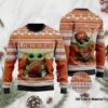 Baby Yoda Texas Longhorns Ugly Christmas Sweater