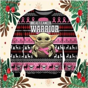 Baby Yoda With Cancer Ugly Christmas Sweater