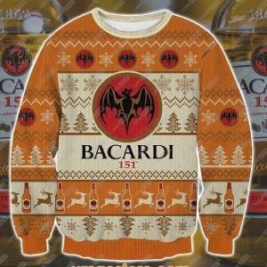 Bacardi Rum Ugly Christmas Sweater