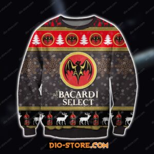 Bacardi Select Rum Wine For Unisex Ugly Christmas Sweater