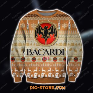 Bacardi Wine Knitting Pattern For Unisex Ugly Christmas Sweater