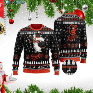 Baltimore Orioles Team Ugly Christmas Sweater