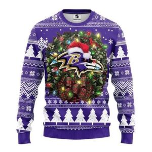 Baltimore Ravens Christmas Ugly For Fans Ugly Christmas Sweater