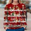 Basset Hound Snow Christmas Ugly Sweater