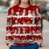 Beagle Snow Christmas Ugly Sweater