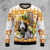 Beagle Sunflower Ugly Christmas Sweater