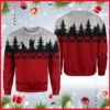 Bear Dark Silhouettes Camping Ugly Christmas Sweater