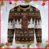 Bear Hiking Team We Will Get There When We Get There Ugly Christmas Sweater