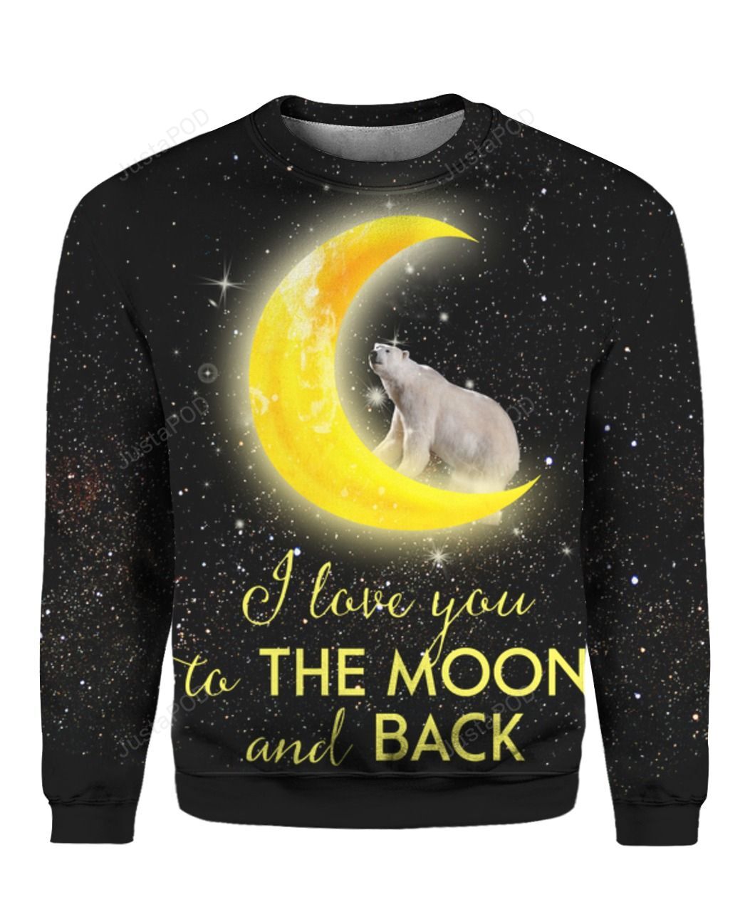 Bear I Love You To The Moon And Back Ugly Christmas Sweater Bear I Love You To The Moon And Back Ugly Christmas Sweater