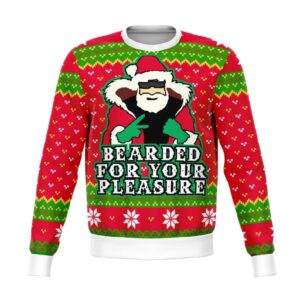 Beard For Your Pleasure Funny Ugly Christmas Sweater