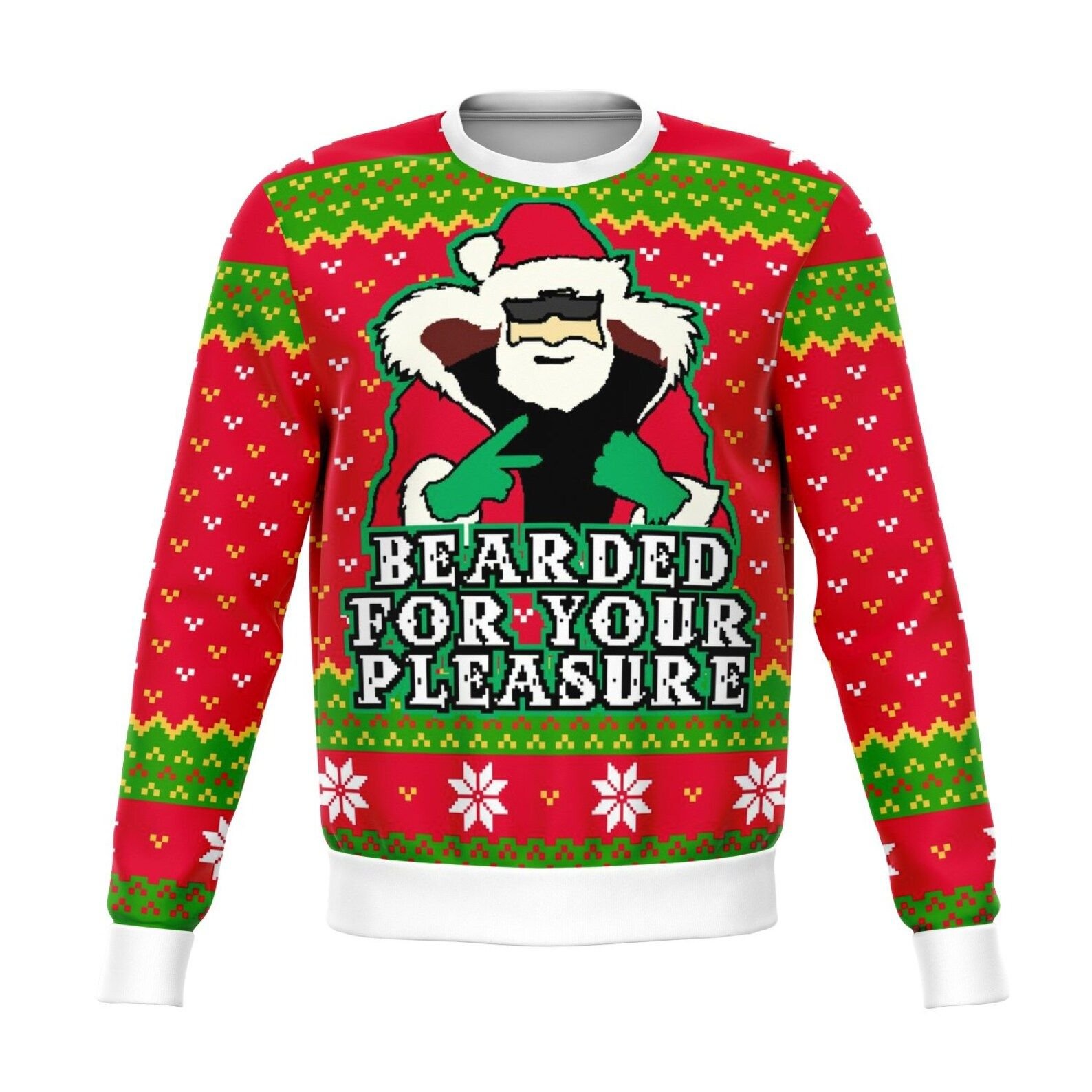 Beard For Your Pleasure Funny Ugly Christmas Sweater Beard For Your Pleasure Funny Ugly Christmas Sweater