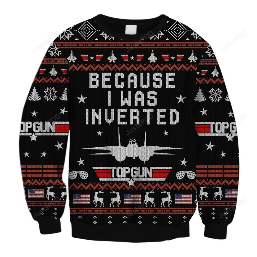 Because I Was Inverted Knitting Pattern Ugly Christmas Sweater Because I Was Inverted Knitting Pattern Ugly Christmas Sweater