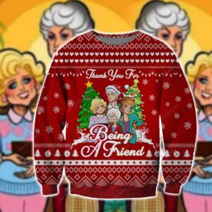 Being A Friend Knitting Pattern For Unisex Ugly Christmas Sweater