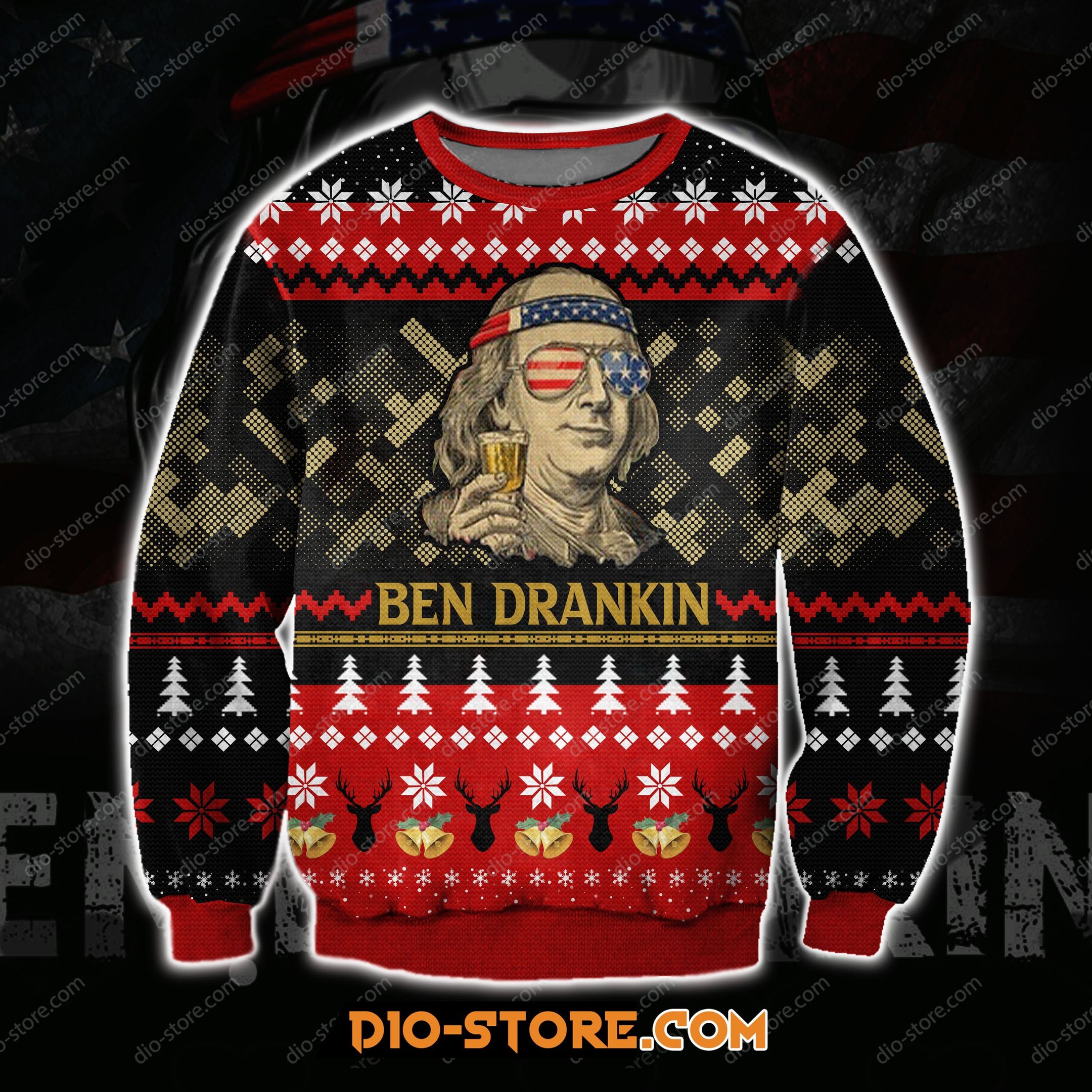 Ben Drankin Knitting Pattern For Unisex Ugly Christmas Sweater Ben Drankin Knitting Pattern For Unisex Ugly Christmas Sweater