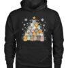 Best Christmas Cat Tree Funny Xmas Cat Hoodie Gift For Cat Lovers 2d Hoodie